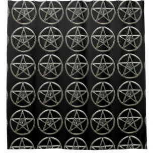 Pentagramm-Duschvorhang Duschvorhang