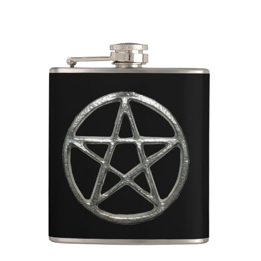 Pentagramm Flask Flachmann (Vorderseite)