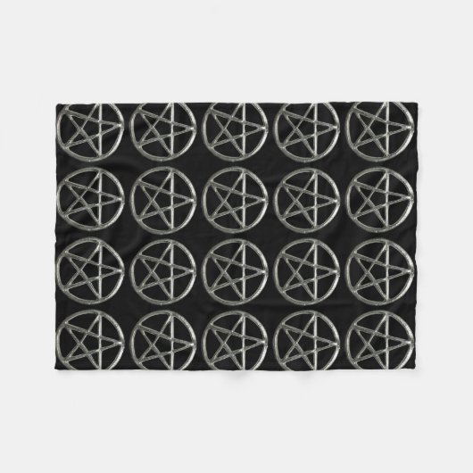 Pentagramm Fleece Blanket (Vorderseite (Horizontal))