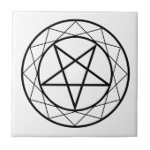 Pentagramm Fliese (Vorderseite)