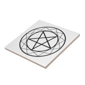Pentagramm Fliese (Seite)