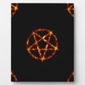 Pentagramm Fotoplatte (Vorderseite)