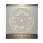 Pentagramm für Herbst-Shades Notizblock (Vorderseite)