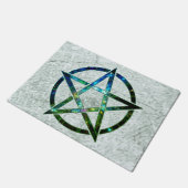 Pentagramm Fußmatte (Schrägansicht)