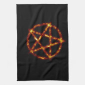 Pentagramm Geschirrtuch (Vertikal)