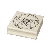 Pentagramm Gummistempel (Stempel)