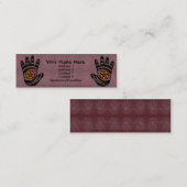 Pentagramm Hands-Visitenkarte Mini Visitenkarte (Vorne/Hinten)