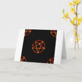 Pentagramm Karte (Gelbe Blume)