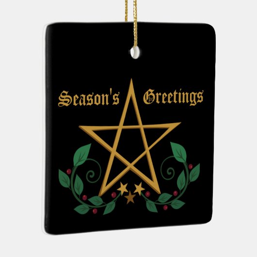 Pentagramm Keramikornament (Rechts)