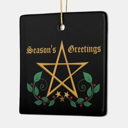 Pentagramm Keramikornament (Links)