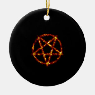 Pentagramm Keramikornament