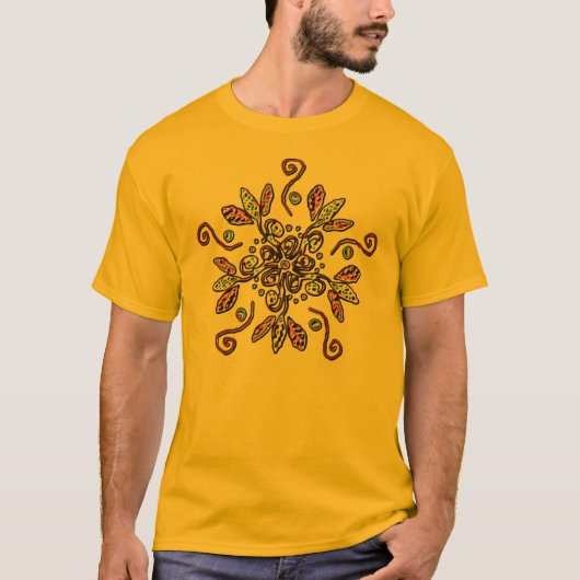 Pentagramm Mandela T-Shirt (Vorderseite)