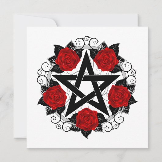 Pentagramm mit Rote Rosen Ankündigung (Vorderseite)