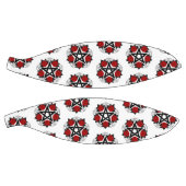 Pentagramm mit Rote Rosen Basketball (Panele)