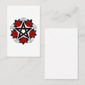 Pentagramm mit Rote Rosen Rabattkarte (Vorne/Hinten)