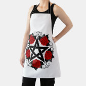 Pentagramm mit Rote Rosen Schürze (InSitu)