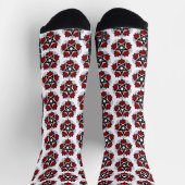 Pentagramm mit Rote Rosen Socken (Oben)