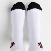 Pentagramm mit Rote Rosen Socken (Oben)