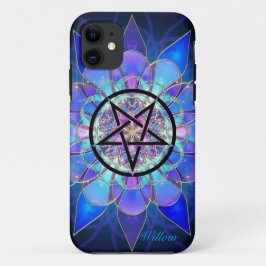 Pentagramm Name Lila Blue hinzufügen Case-Mate iPhone Hülle