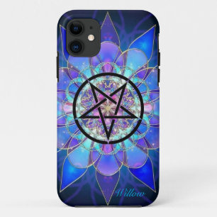 Pentagramm Name Lila Blue hinzufügen Case-Mate iPhone Hülle