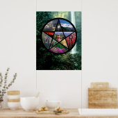 Pentagramm Poster Klein (Küche)