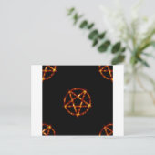 Pentagramm Postkarte (Stehend Vorderseite)