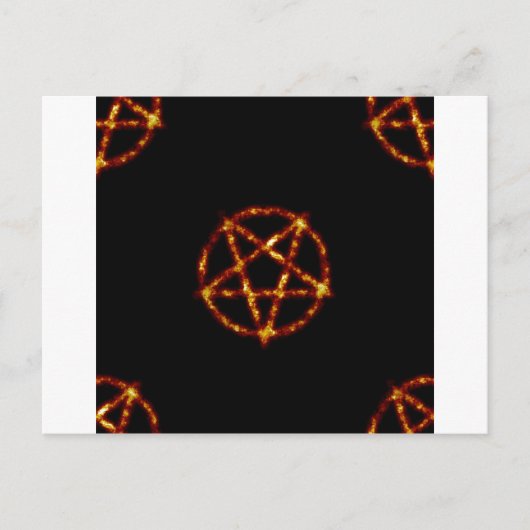 Pentagramm Postkarte (Vorderseite)