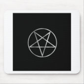 Pentagramm religiöses Symbol von Satanism Mousepad (Vorne)