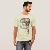 Pentagramm-Schädel T-Shirt (Vorne ganz)