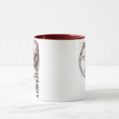 Pentagramm-Schädel Tasse (Zentrum)
