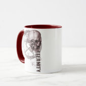 Pentagramm-Schädel Tasse (Vorderseite Links)