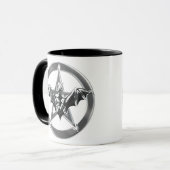 Pentagramm-Schläger Tasse (Vorderseite Links)