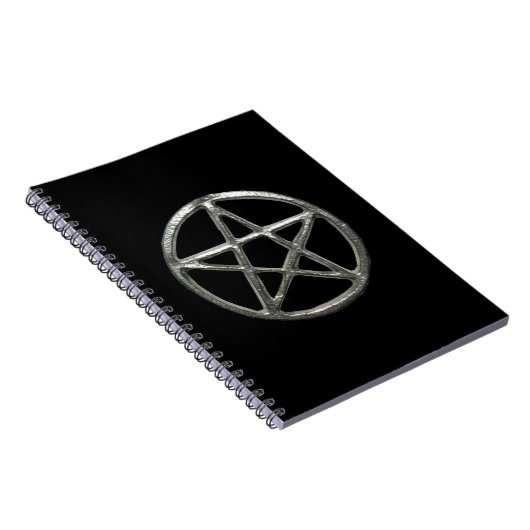Pentagramm Spiral Notebook Notizblock (Rechte Seite)