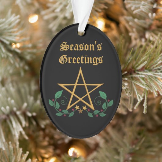 Pentagramm Star Witchy Ornament (Baum)