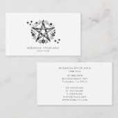 Pentagramm-Stars für Unternehmen Visitenkarte (Vorne/Hinten)