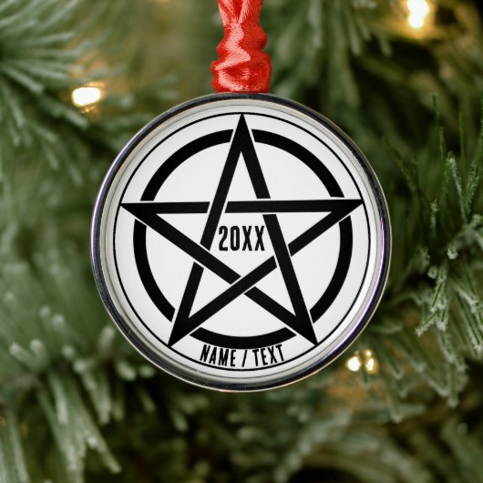 Pentagramm Symbol Weihnachten Ornament Aus Metall (Baum)