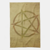Pentagramm Textured Handtuch (Vertikal)
