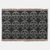 Pentagramm Throw Blanket Decke (Vorderseite)