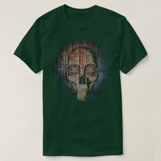 PENTAGRAMM-TOTENKOPF T-Shirt (Design vorne)