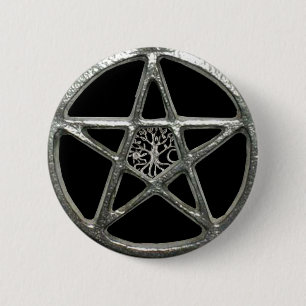 Pentagramm Tree of Life Button