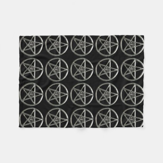Pentagramm Tree of Life Fleece Blanket (Vorderseite (Horizontal))
