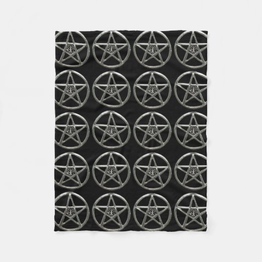 Pentagramm Tree of Life Fleece Blanket (Vorderseite)
