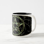 Pentagramm-Trinkbehälter Zweifarbige Tasse (VorderseiteRechts)