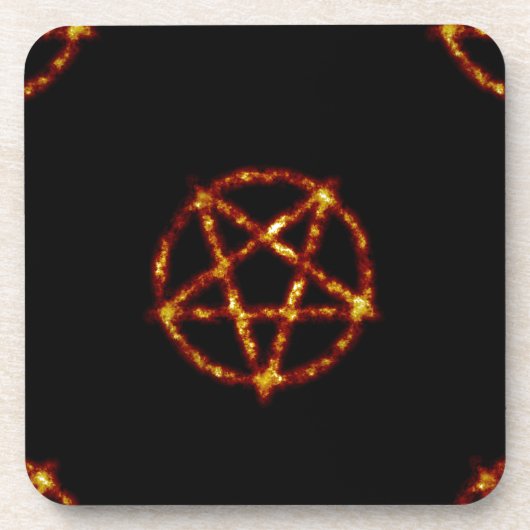 Pentagramm Untersetzer (Vorderseite)