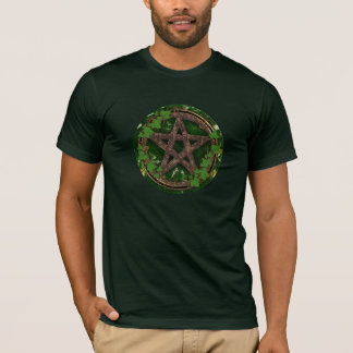 Pentagramm von Erde T-Shirt