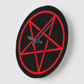 Pentagramm-Wanduhr Große Wanduhr (Winkel)
