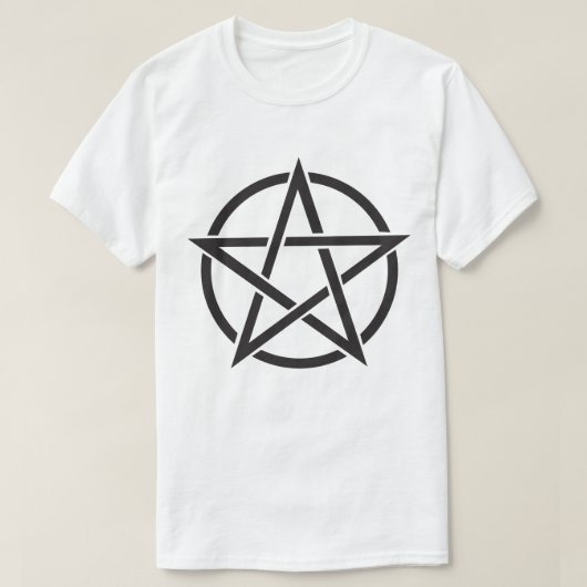 Pentagramm Witchcraft Pagan Wicca T - Shirt (Design vorne)