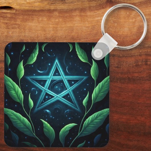 Pentagramme4Heide Schlüsselanhänger (Rückseite)
