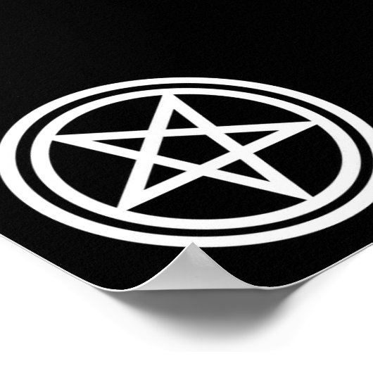 Pentagrammposter Poster (Ecke)