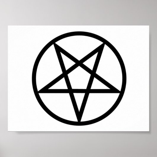 Pentagrammposter Poster (Vorne)